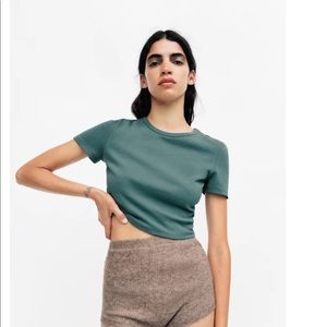 Zara cropped T-Shirt